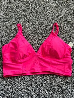 aerie Bright Hot Pink Bikini Bralette